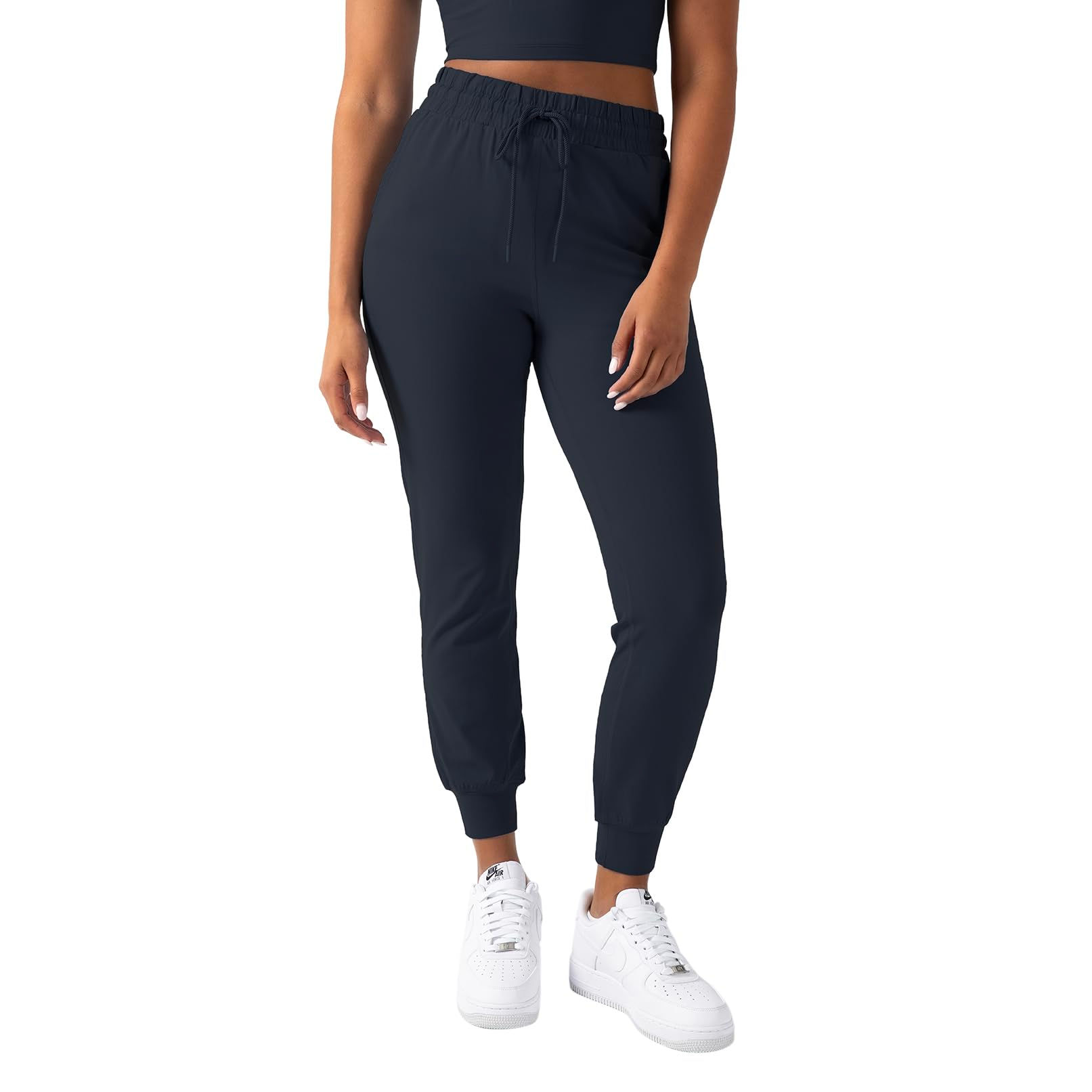 YITTY Active Womens Ultraluxe High-Waist Jogger Pant Athleisure Draw-String Brea