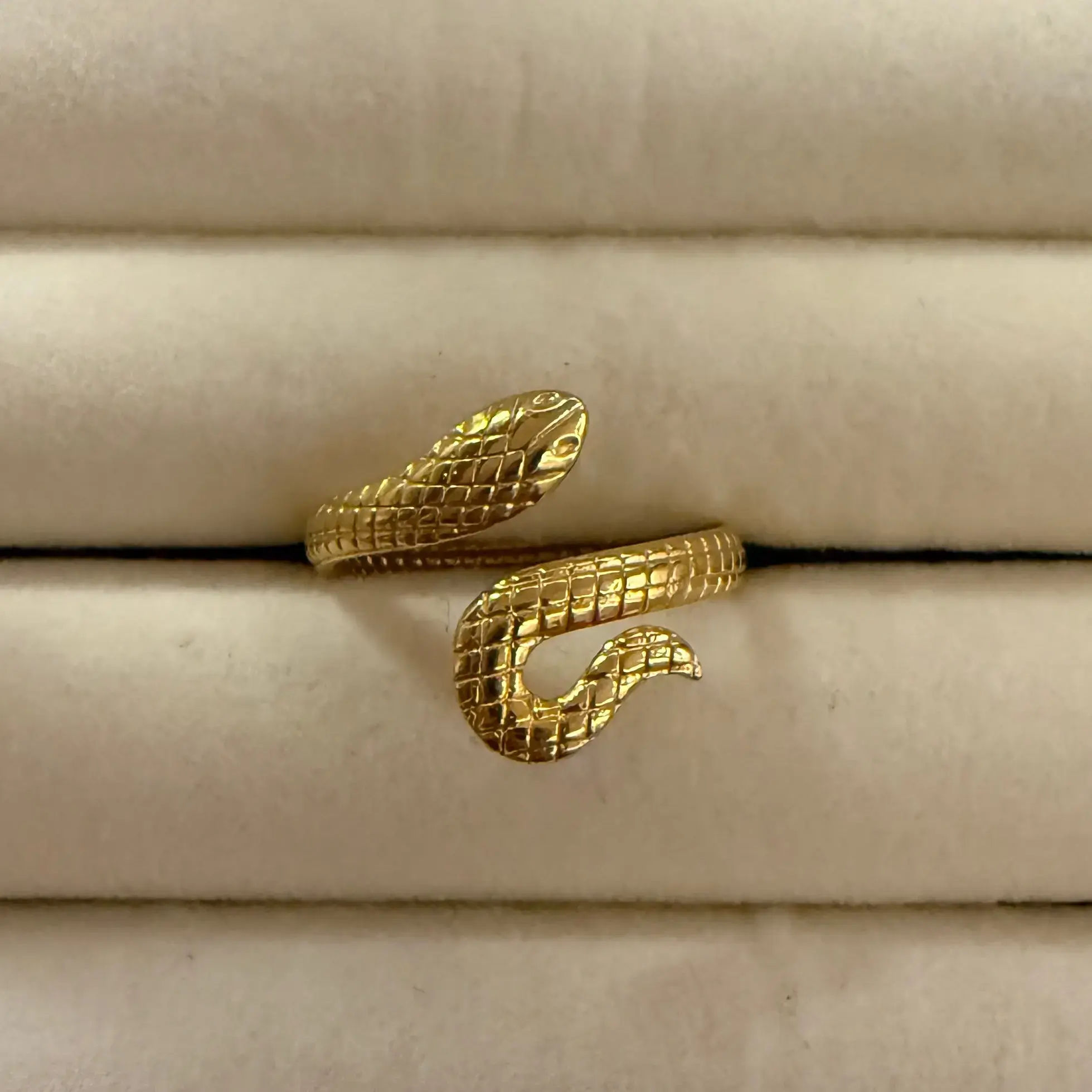 Adjustable Snake Finger Ring