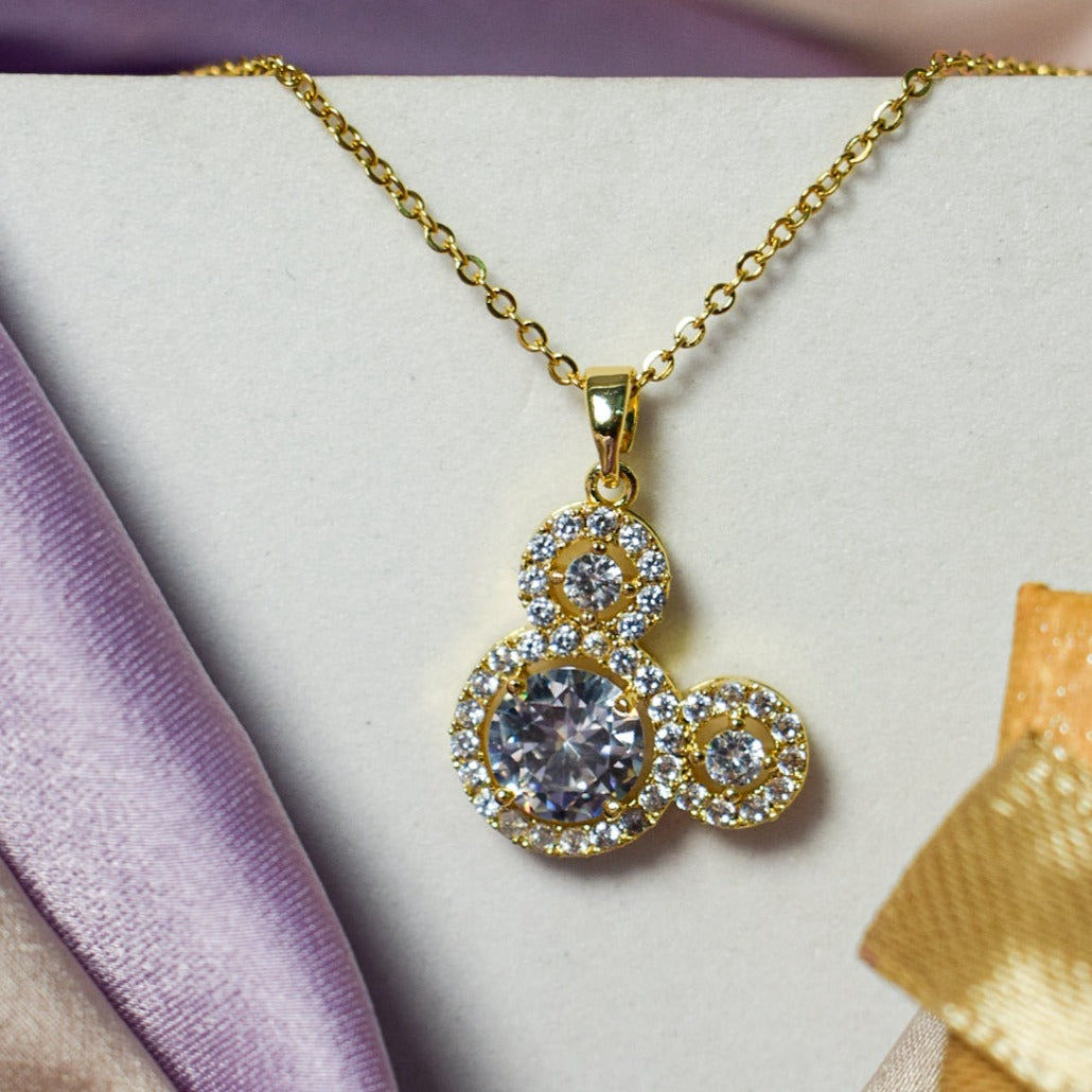Fluffy Snuggles Golden Necklace
