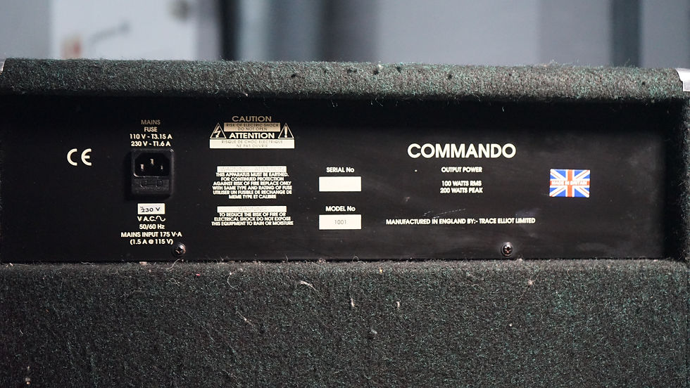 Thumbnail: Trace Elliot Commando 15 Bass Combo Amplifier