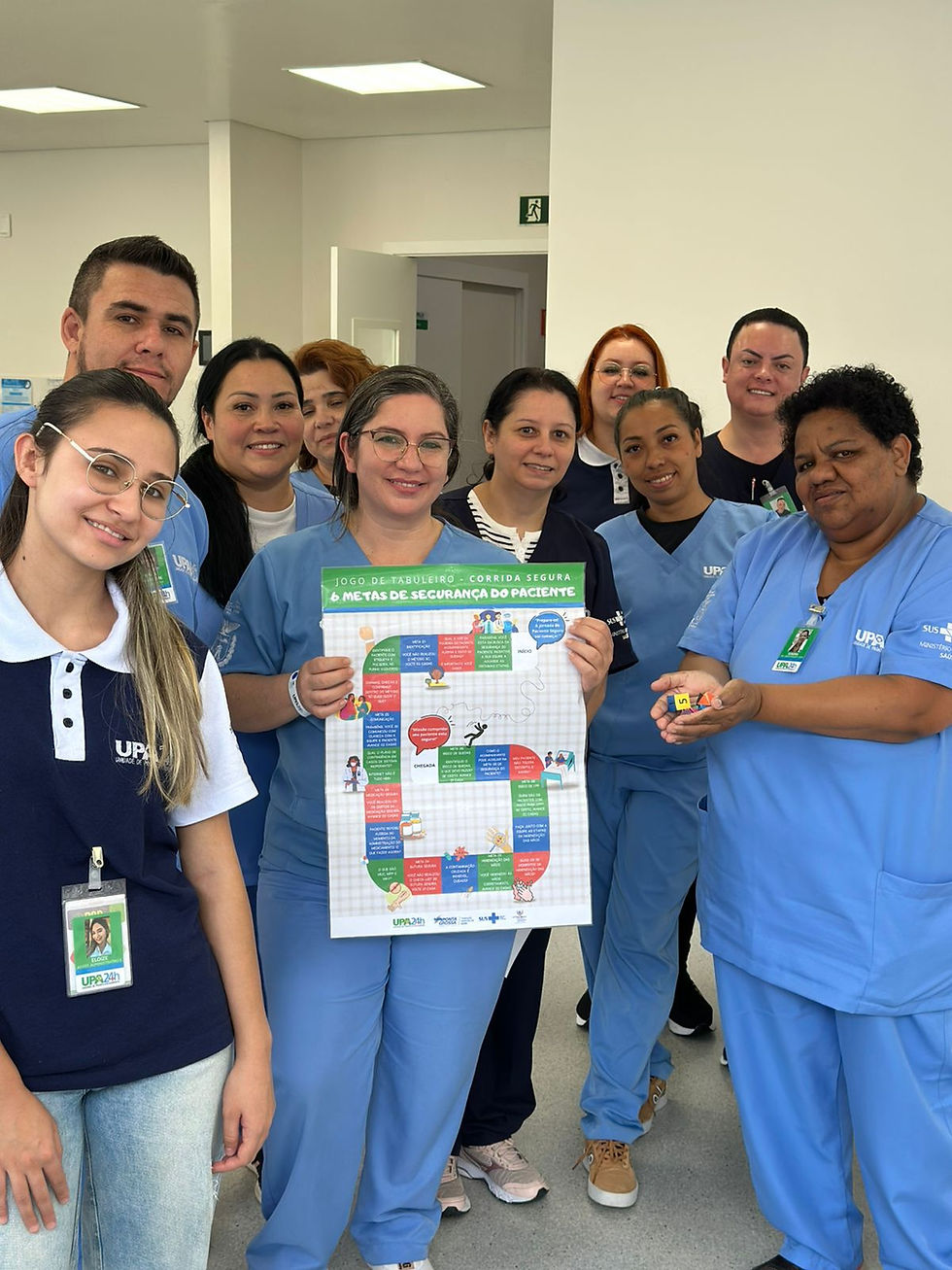 Tabuleiro das 6 metas de segurança