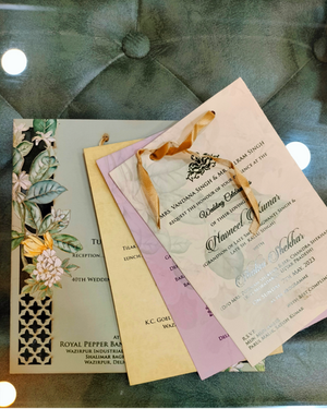 Elegance, florals, and a touch of gold.