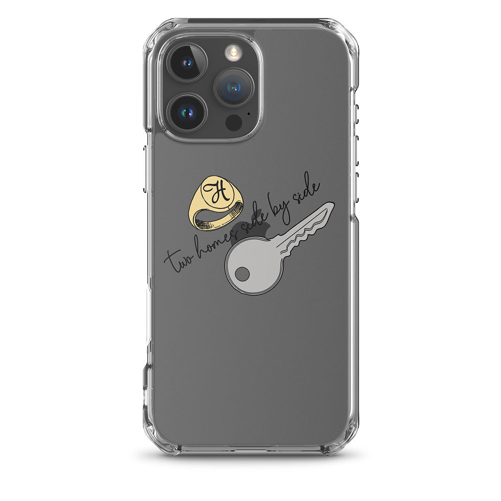 Thumbnail: RWRB Two Homes Side by Side Clear Case for iPhone®