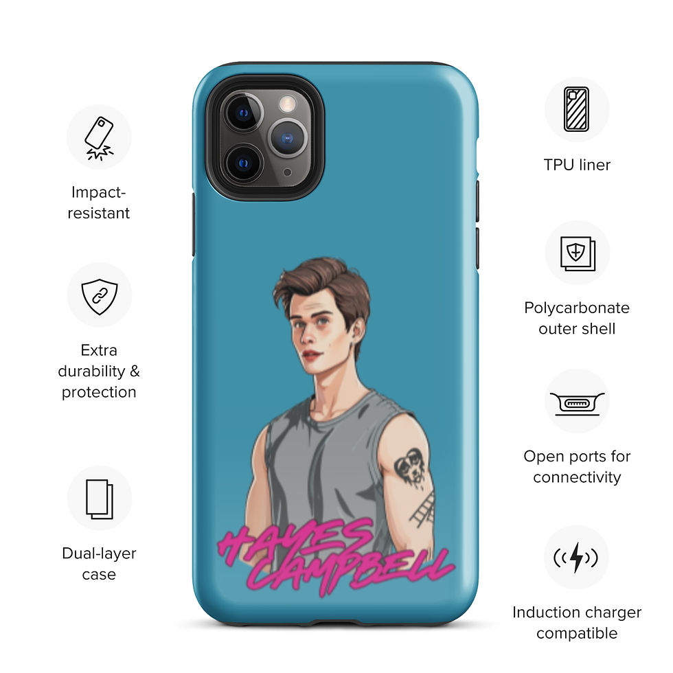 Thumbnail: Hayes Campbell Cartoon Tough Case for iPhone®