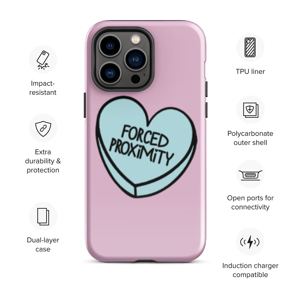 Thumbnail: Forced Proximity Book Trope Tough Case for iPhone®