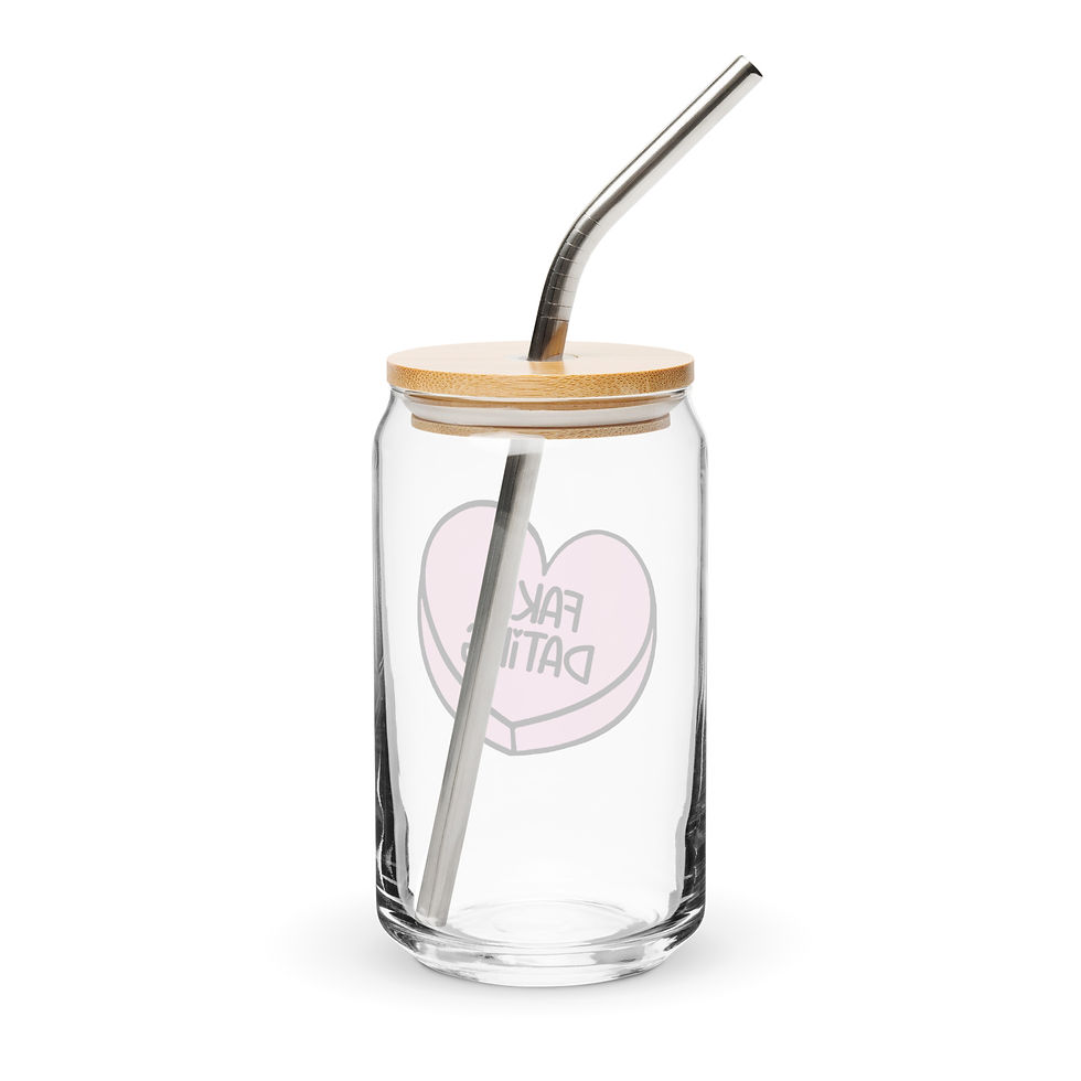 Thumbnail: Fake Dating Trope Can-shaped glass