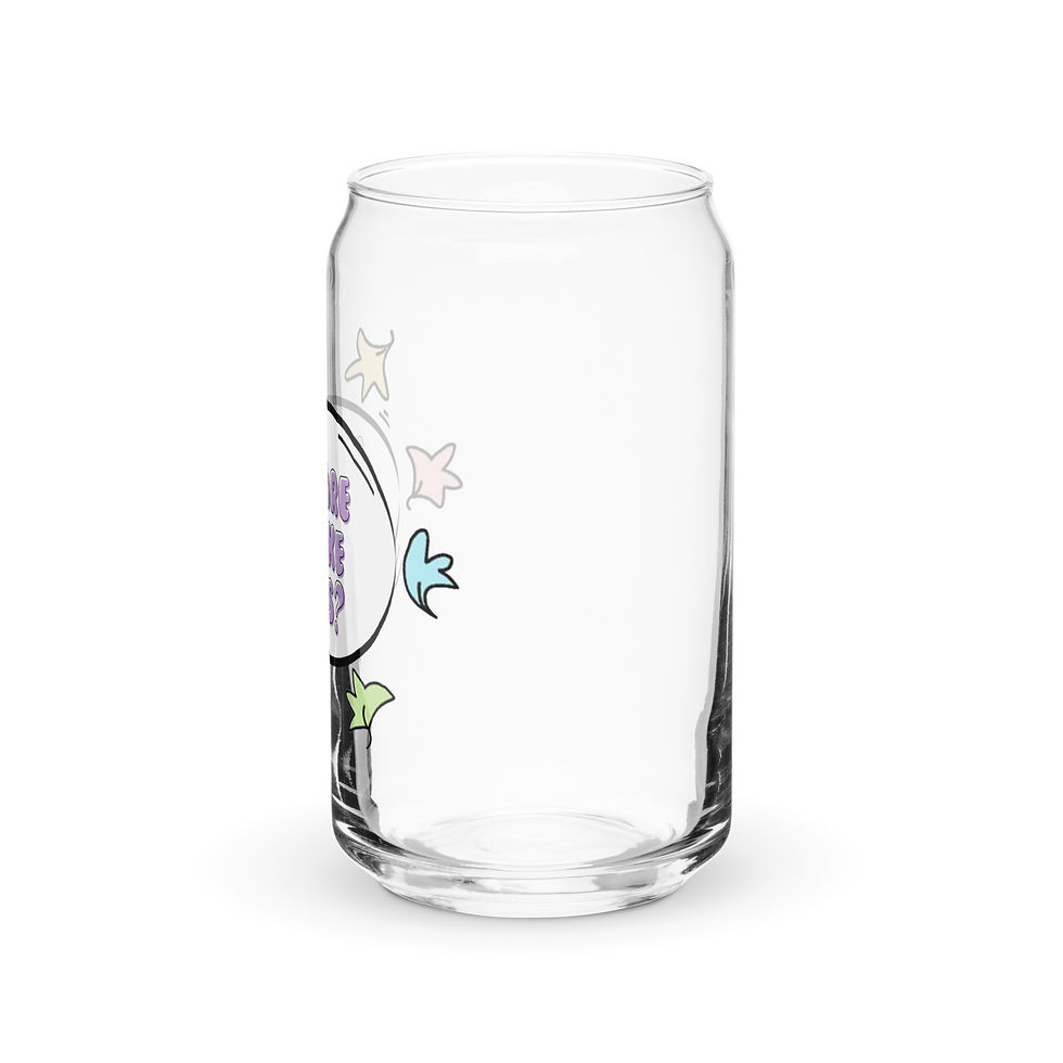 Thumbnail: Heartstopper Why are we like this? Can-shaped glass