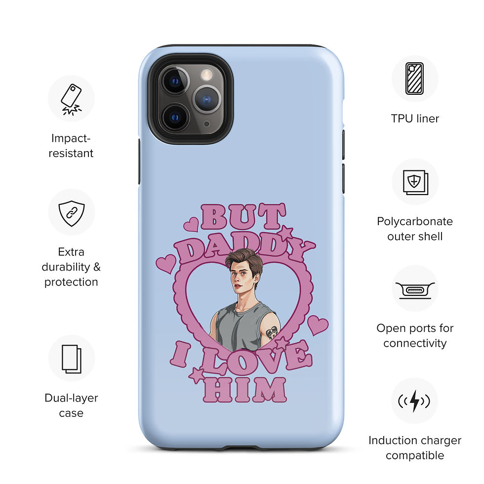 Thumbnail: Hayes Campbell But Daddy I Love Him Tough Case for iPhone®