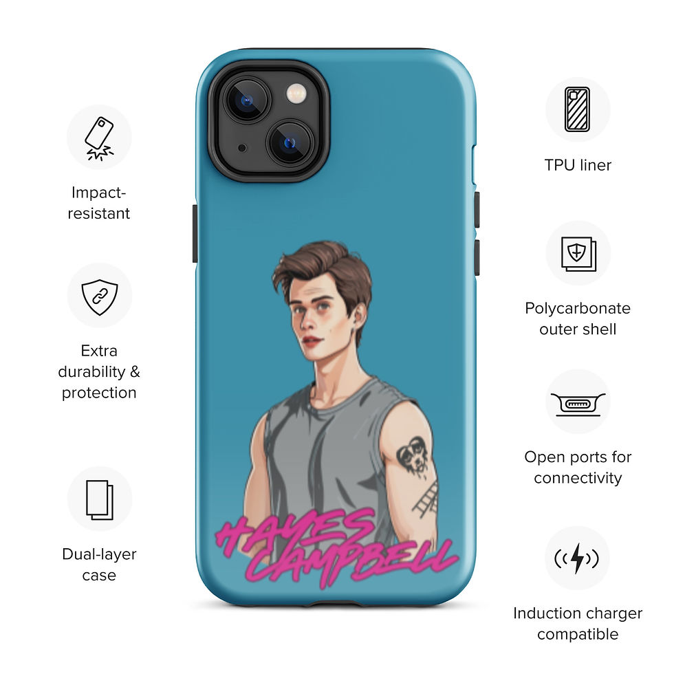 Thumbnail: Hayes Campbell Cartoon Tough Case for iPhone®