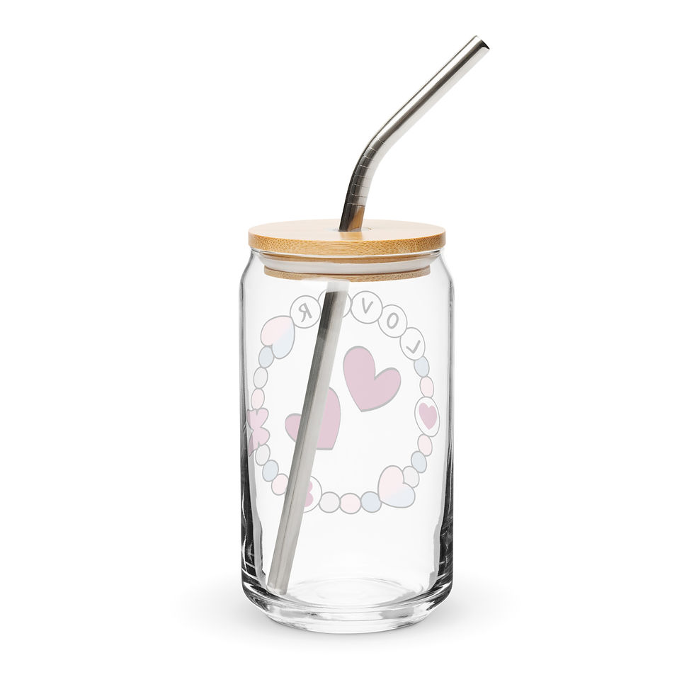 Thumbnail: Taylor Swift Lover friendship Bracelet Can-shaped glass