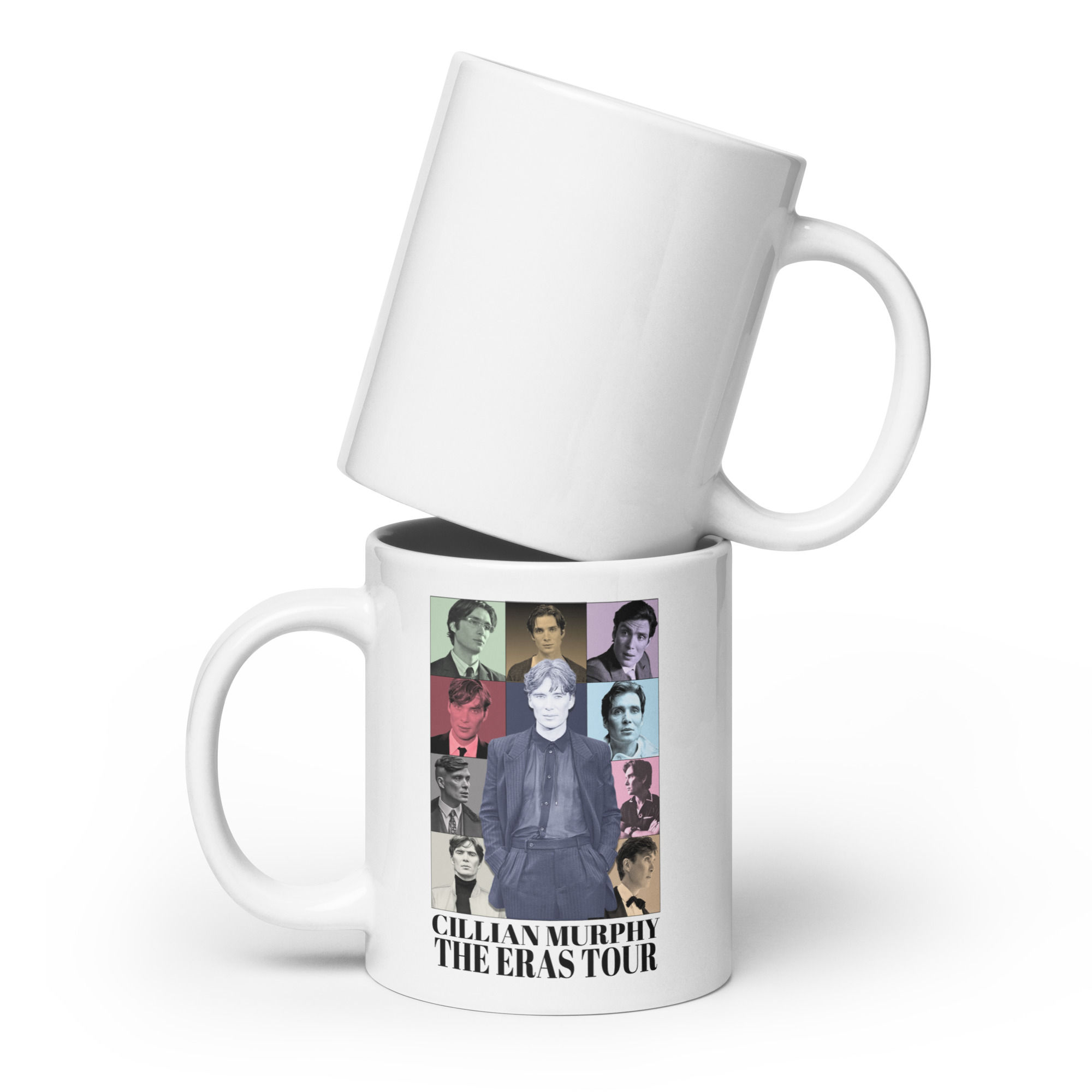 Cillian Murphy Eras Tour White glossy mug