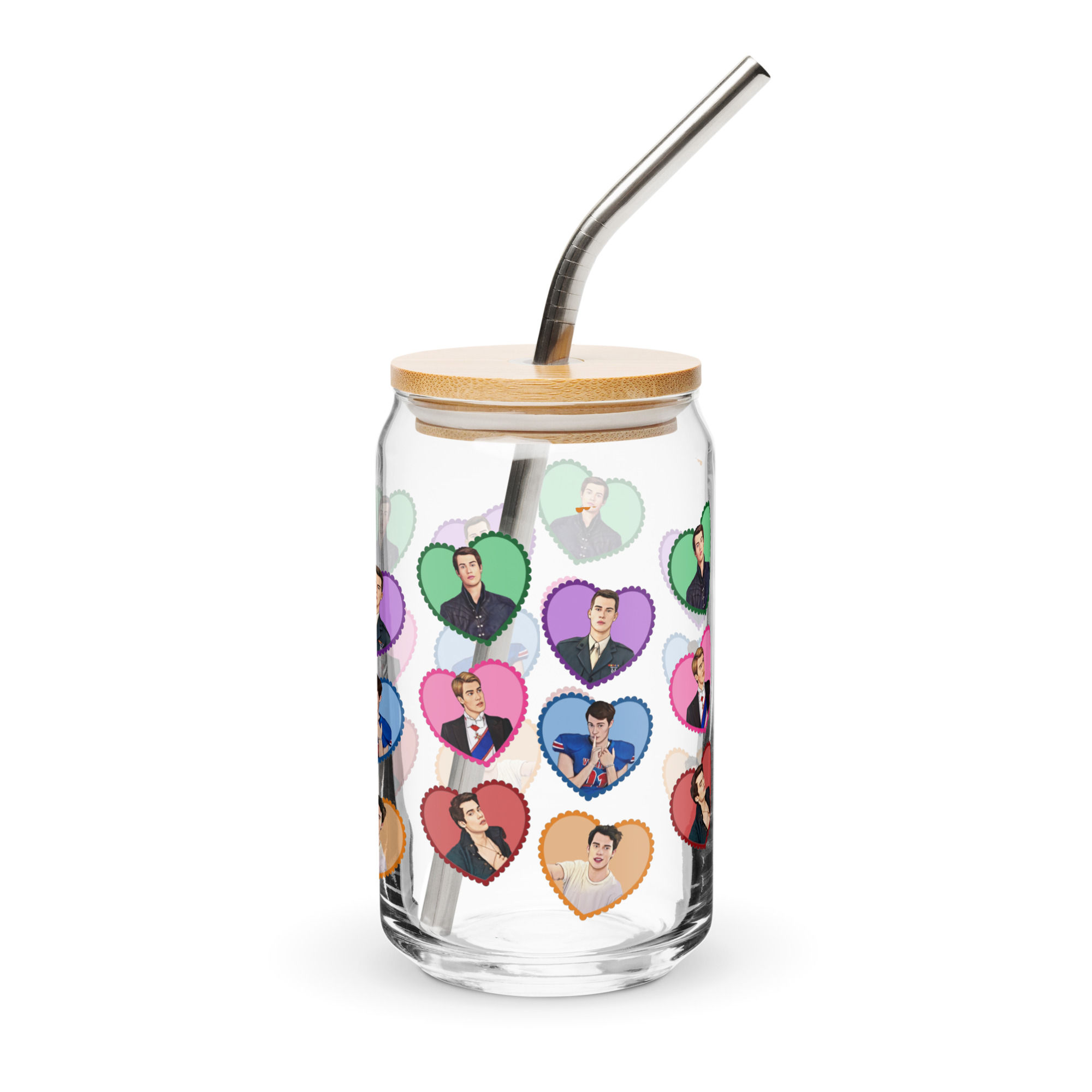 Nicholas Galitzine Characters Can-shaped glass