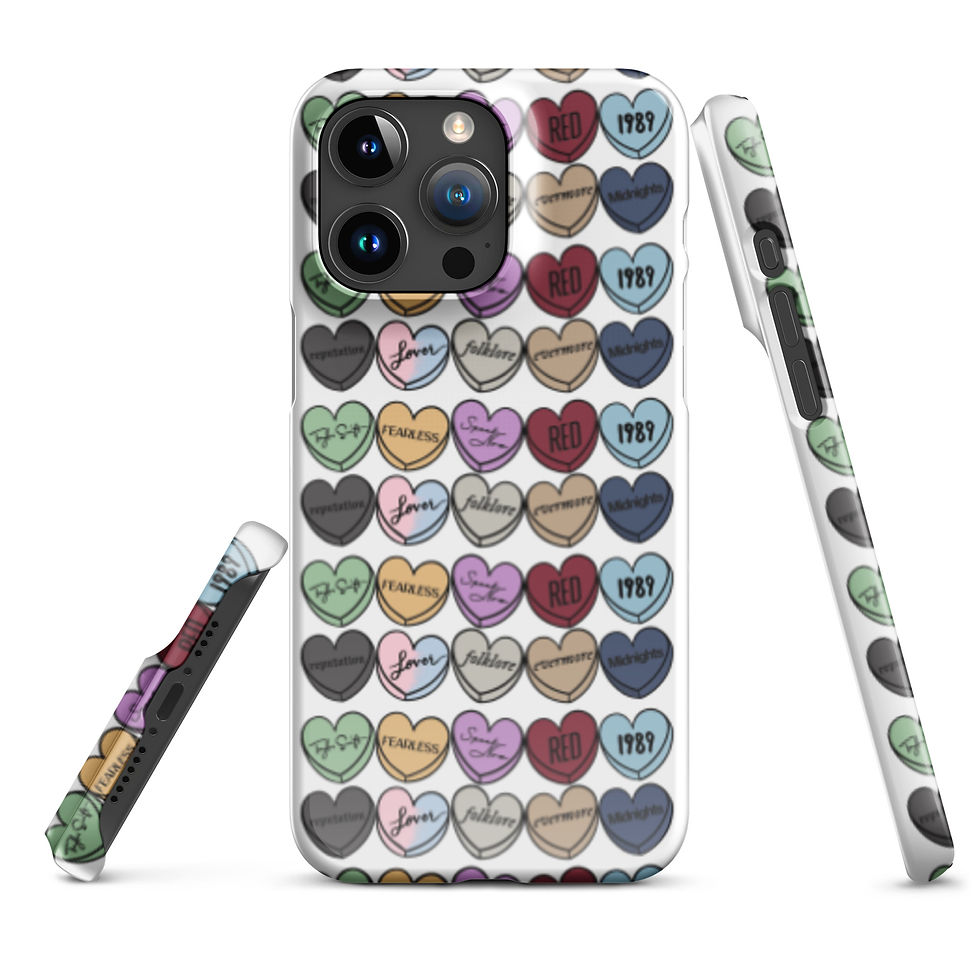 Taylor Swift The Eras Tour Love Hearts Snap case for iPhone®