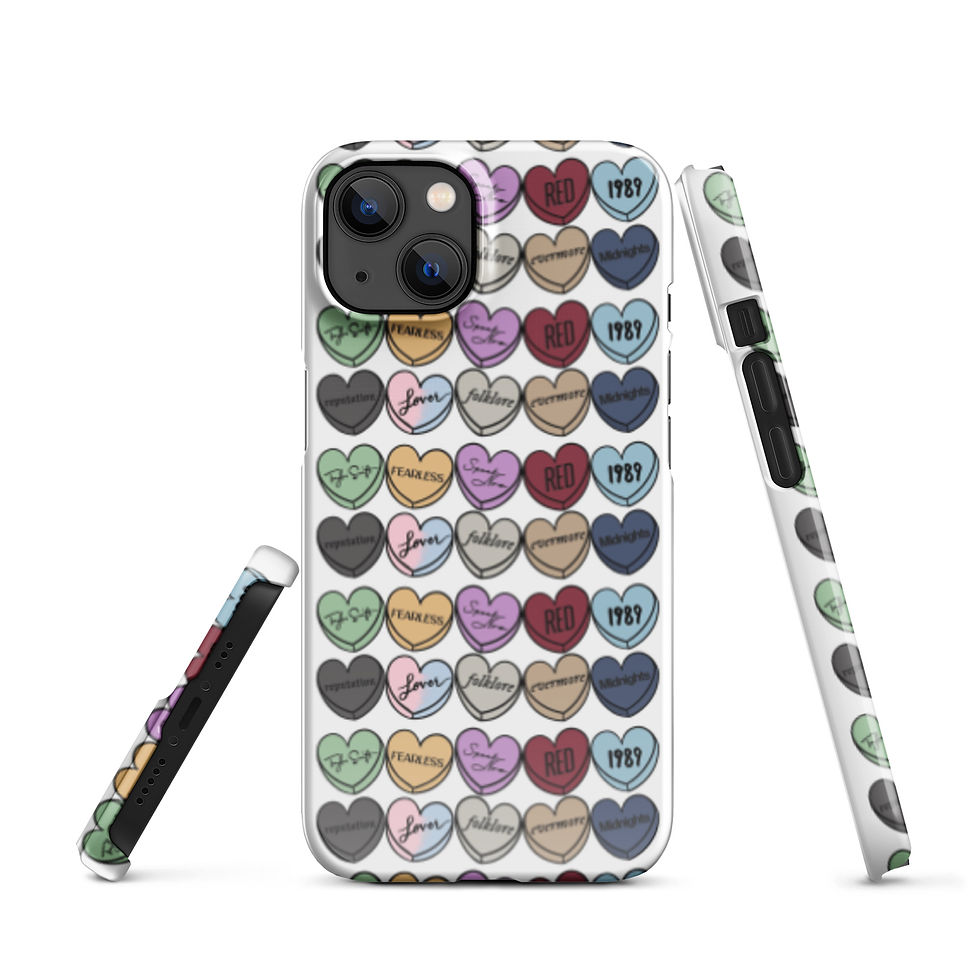 Thumbnail: Taylor Swift The Eras Tour Love Hearts Snap case for iPhone®