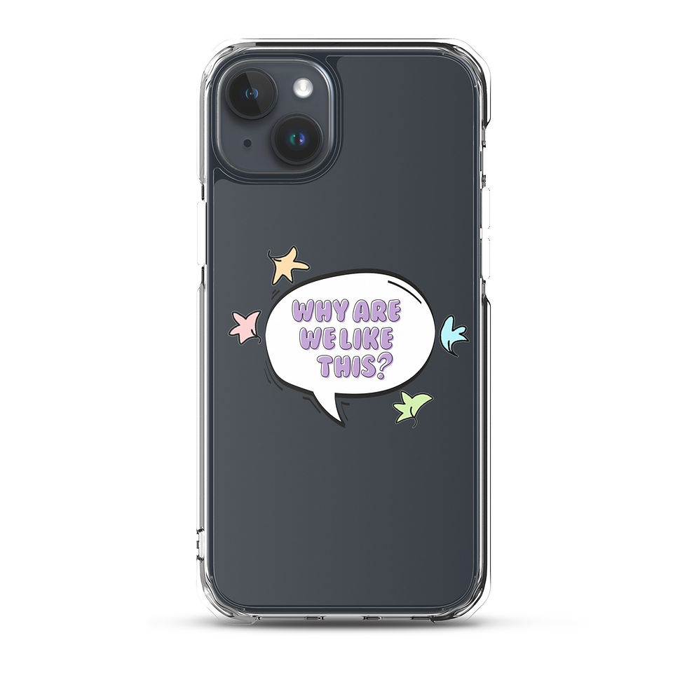 Thumbnail: Heartstopper Why are we like this? Clear Case for iPhone®