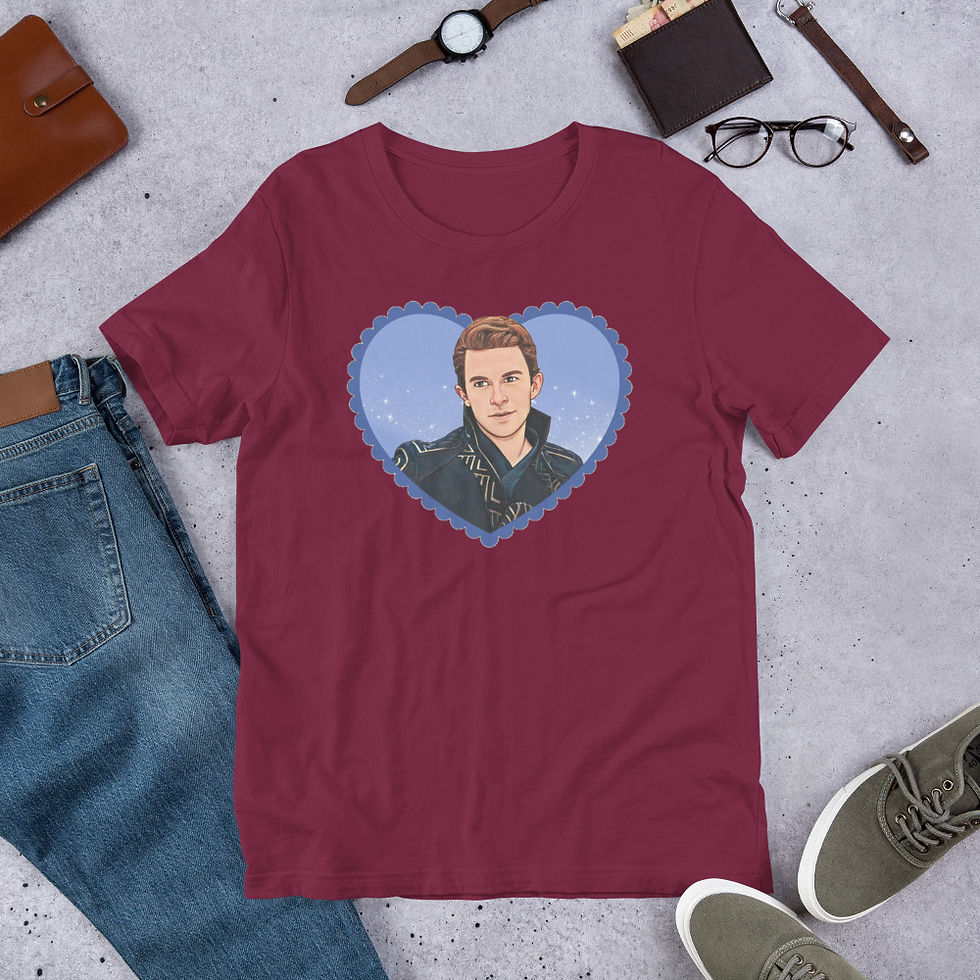 Thumbnail: Wicked Movie Fiyero Jonathan Bailey Unisex t-shirt