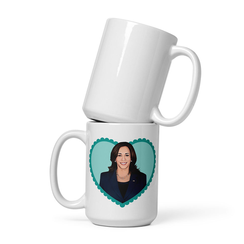 Thumbnail: Kamala Harris 2024 Election White glossy mug