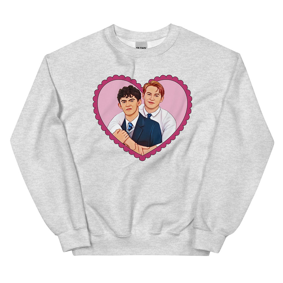 Thumbnail: Heartstopper Nick and Charlie Unisex Sweatshirt