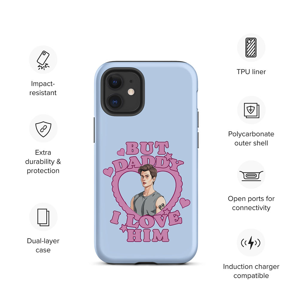 Thumbnail: Hayes Campbell But Daddy I Love Him Tough Case for iPhone®
