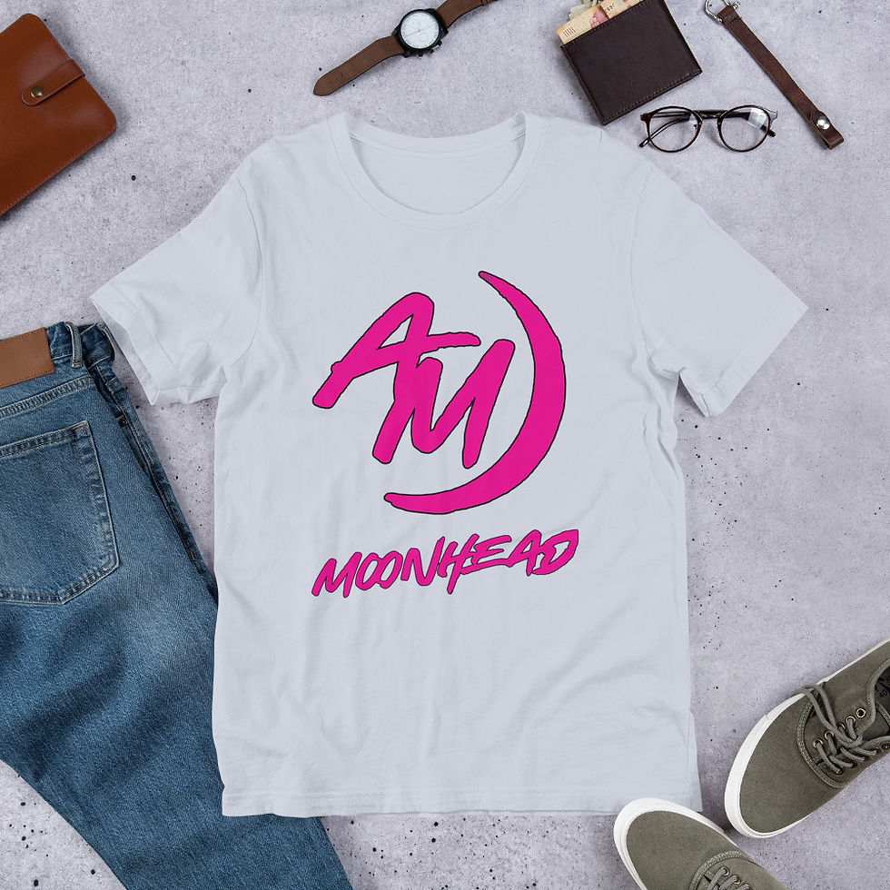 Thumbnail: August Moon Moonhead TIOY AM Logo Unisex t-shirt