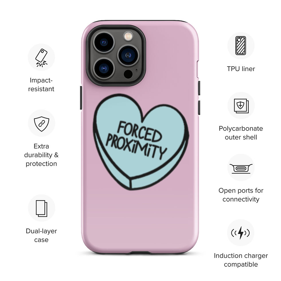 Thumbnail: Forced Proximity Book Trope Tough Case for iPhone®