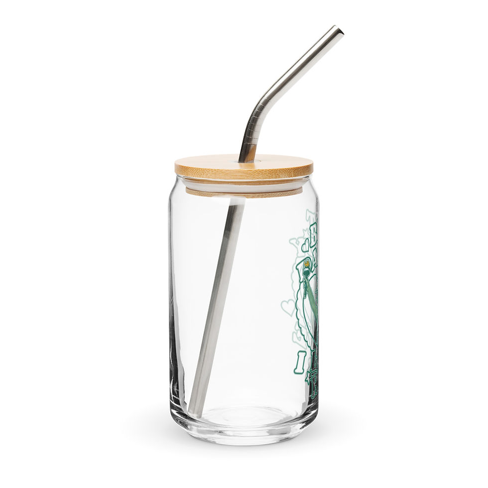 Thumbnail: Chappell Roan But Daddy I love her Green Can-shaped glass