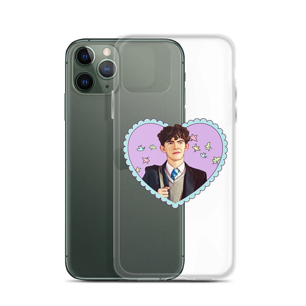 Thumbnail: Heartstopper Charlie Spring Clear Case for iPhone®