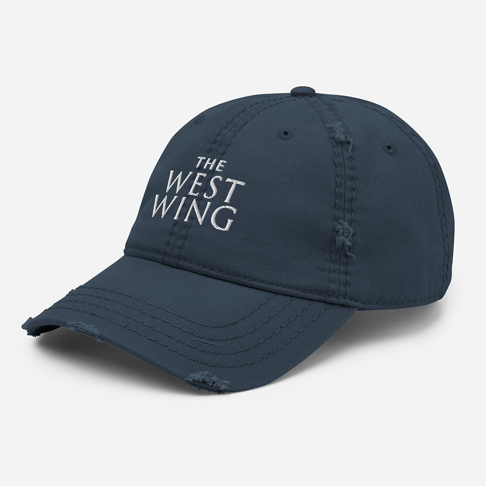 Thumbnail: The West Wing Distressed Dad Hat