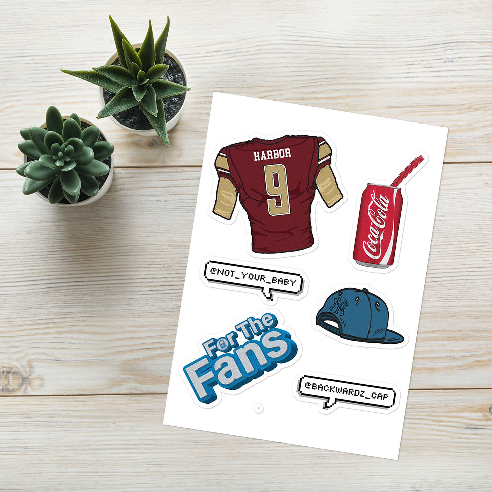 For the Fans Nyla K Sticker sheet