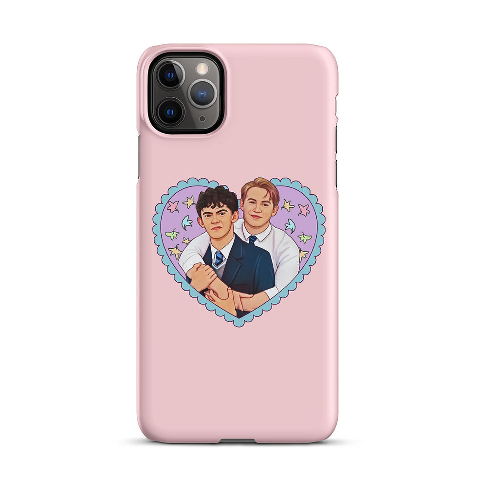 Thumbnail: Heartstopper Nick and Charlie Snap case for iPhone®