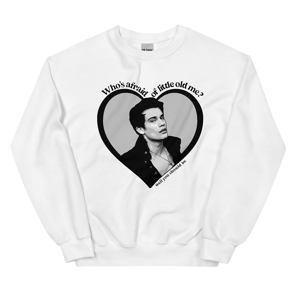 Thumbnail: George Villiers Who's Afraid of Little Old Me? Unisex Sweatshirt