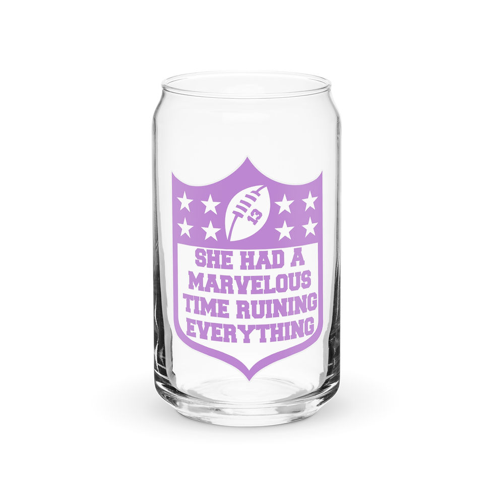 Taylor Swift had a Marvelous time ruining football Can-shaped glass