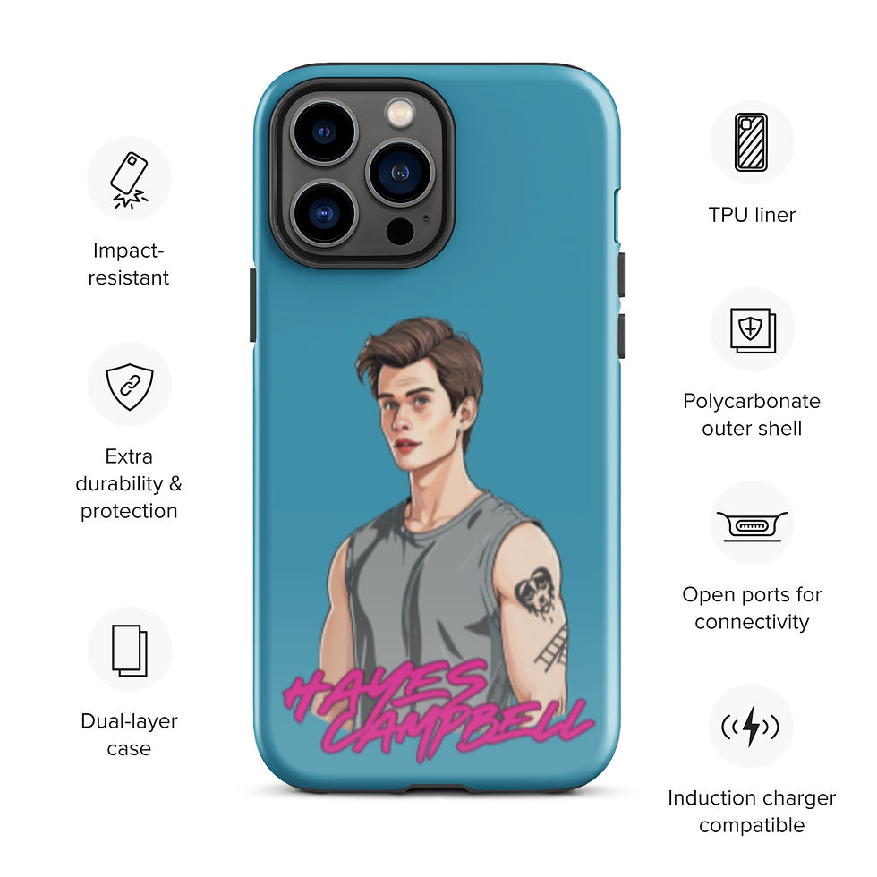 Thumbnail: Hayes Campbell Cartoon Tough Case for iPhone®