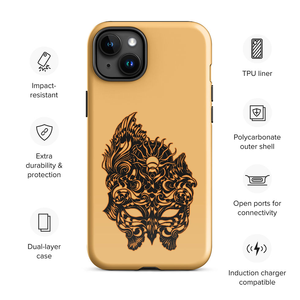 Thumbnail: A Court of Silver Flames Logo Tough iPhone case