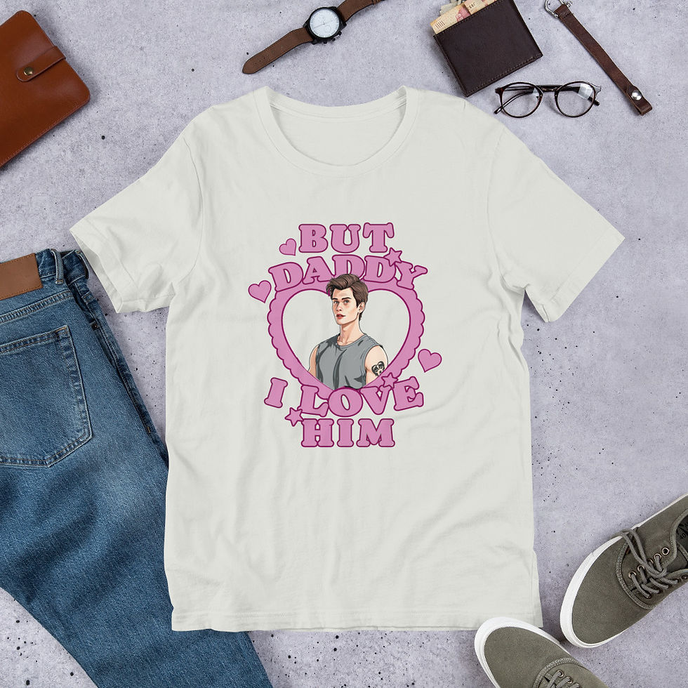 Thumbnail: Hayes Campbell Cartoon But Daddy I Love Him Unisex t-shirt