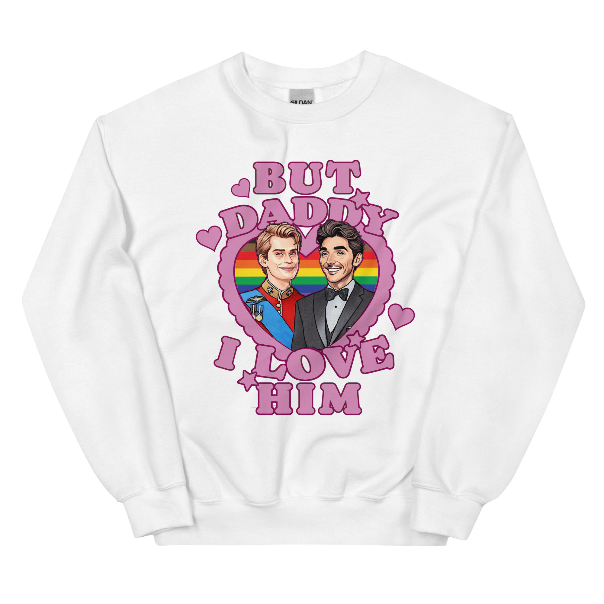 Red White and Royal Blue Henry and Alex Pride Unisex Sweatshirt