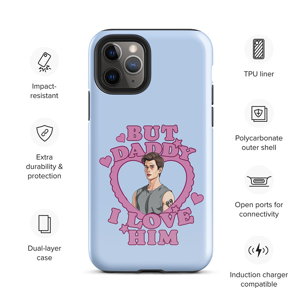 Thumbnail: Hayes Campbell But Daddy I Love Him Tough Case for iPhone®