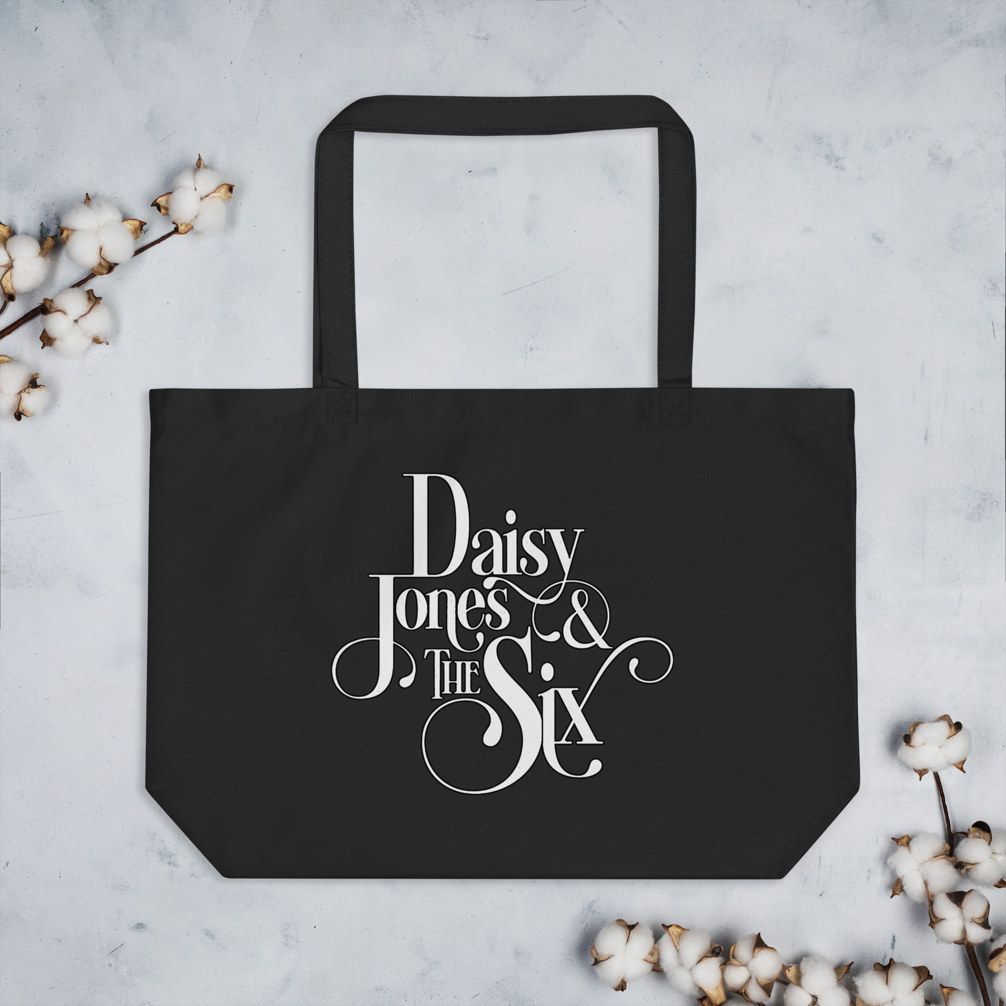 Daisy Jones and the Six Aurora Album Large organic tote bag
