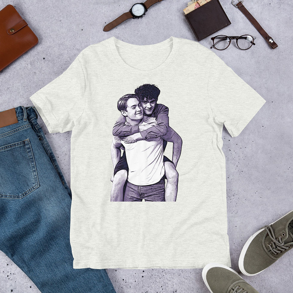 Thumbnail: Heartstopper Nick and Charlie Unisex t-shirt