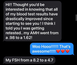 Client sees changes in hormone numbers after Mercier Therapy Central Valley