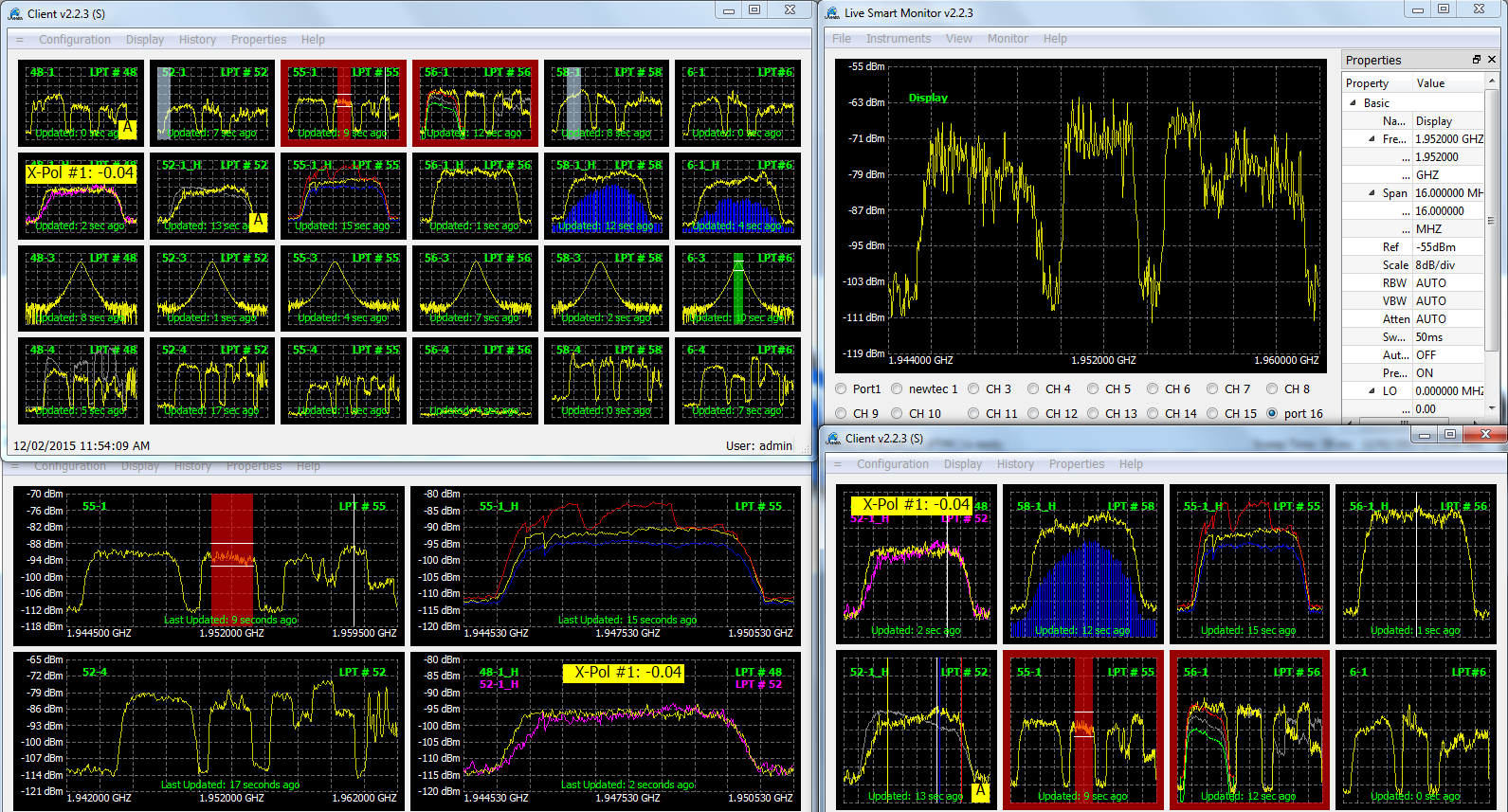 LPTASM Spectrum and Carrier Monitoring Software LP Technologies