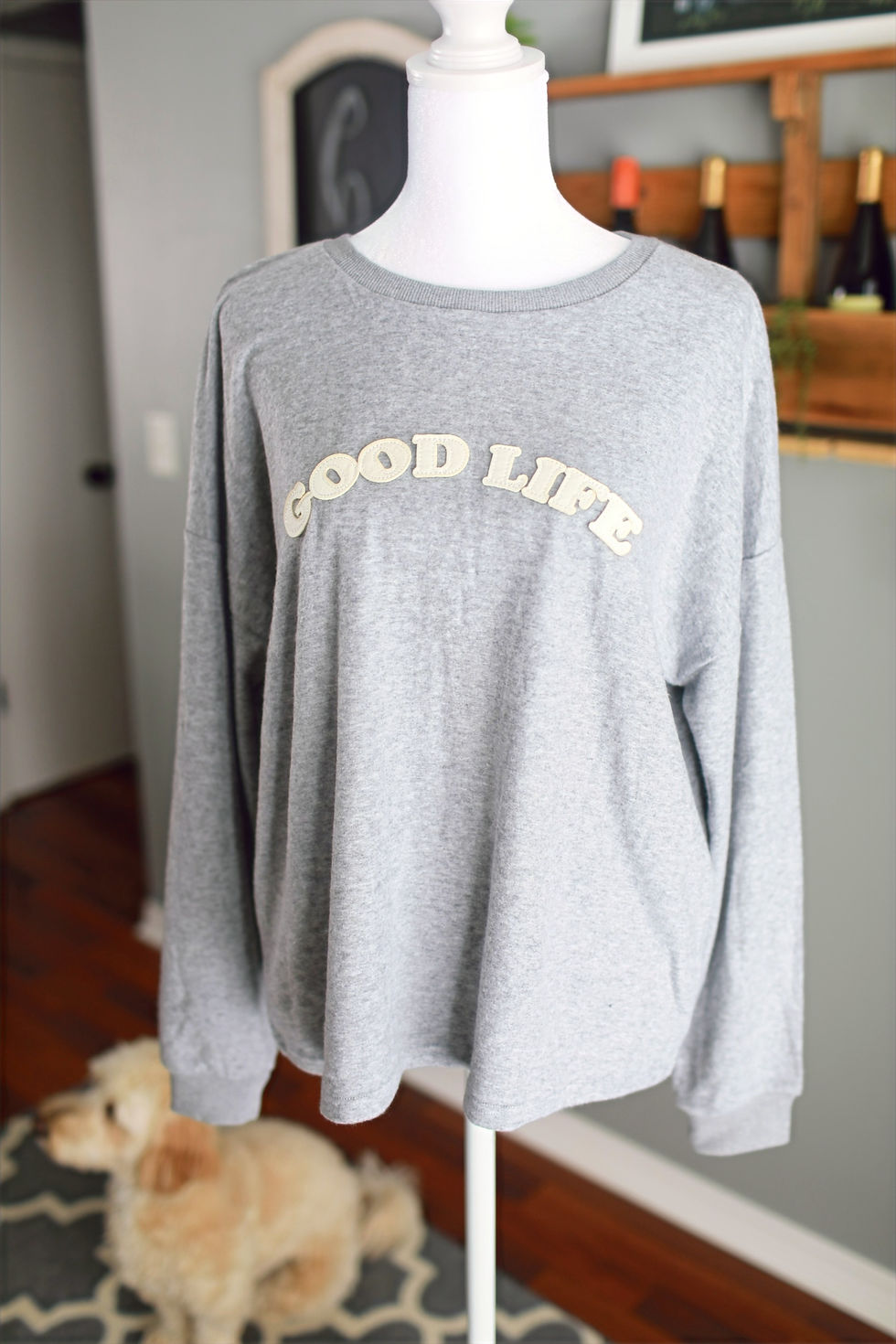 Thumbnail: Grey Good Life Crewneck