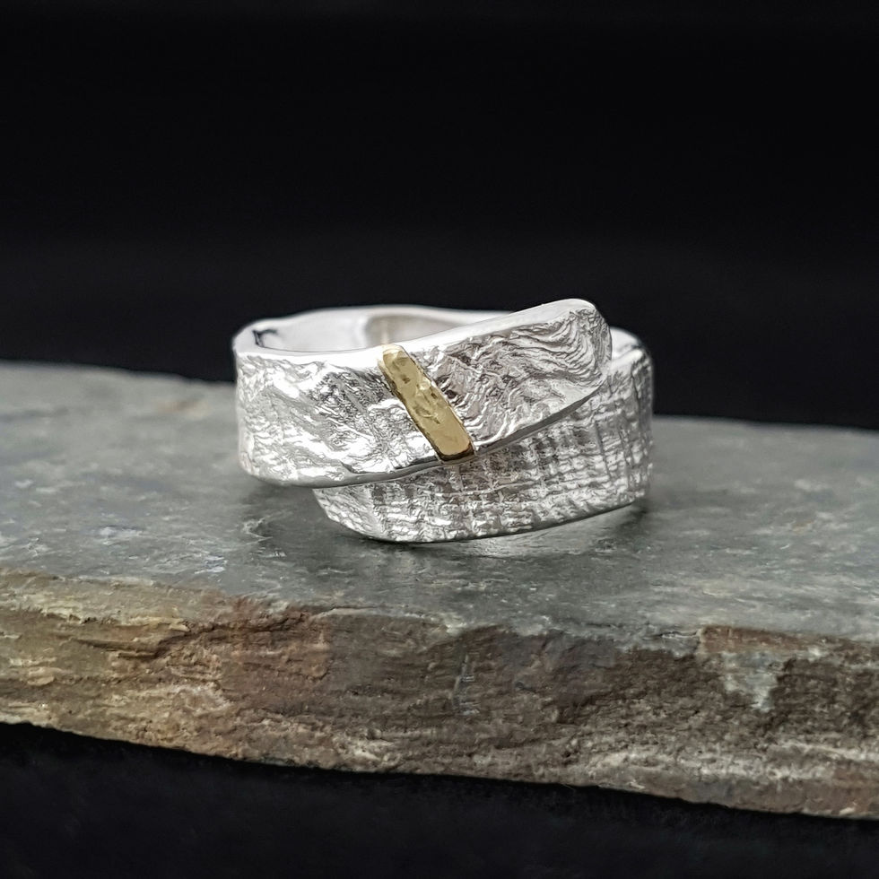 Thumbnail: chunky wrap around shell ring