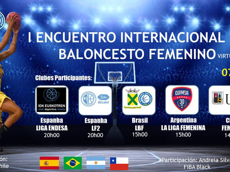 Santo André realiza ‘Encontro Internacional de Basquete Feminino Virtual’ no dia 07 de junho
