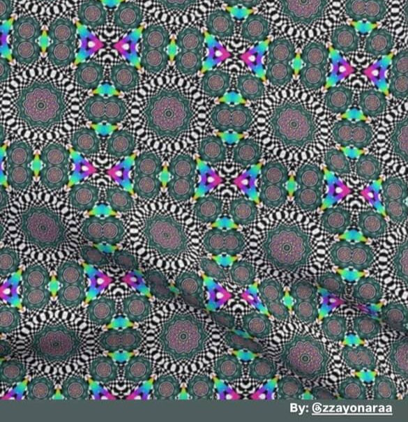 Teal Floral Optics