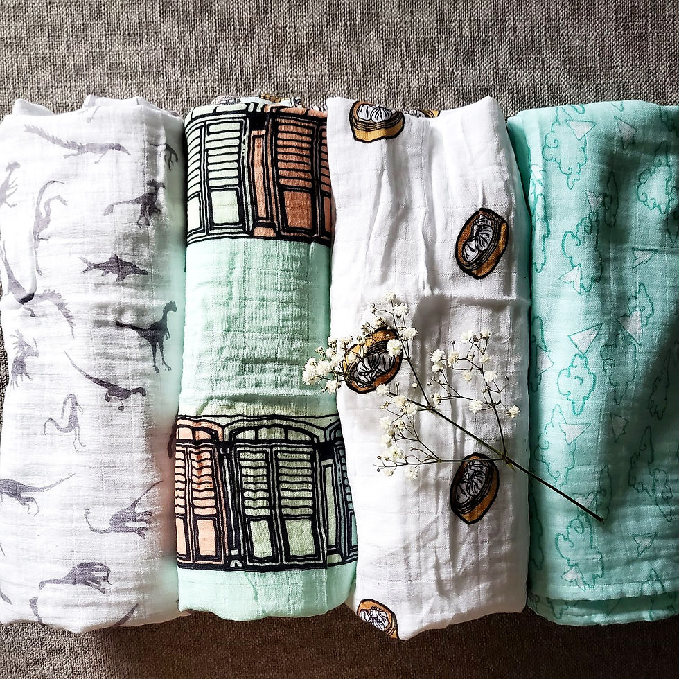 Mei's Own - Baby Swaddle Blanket