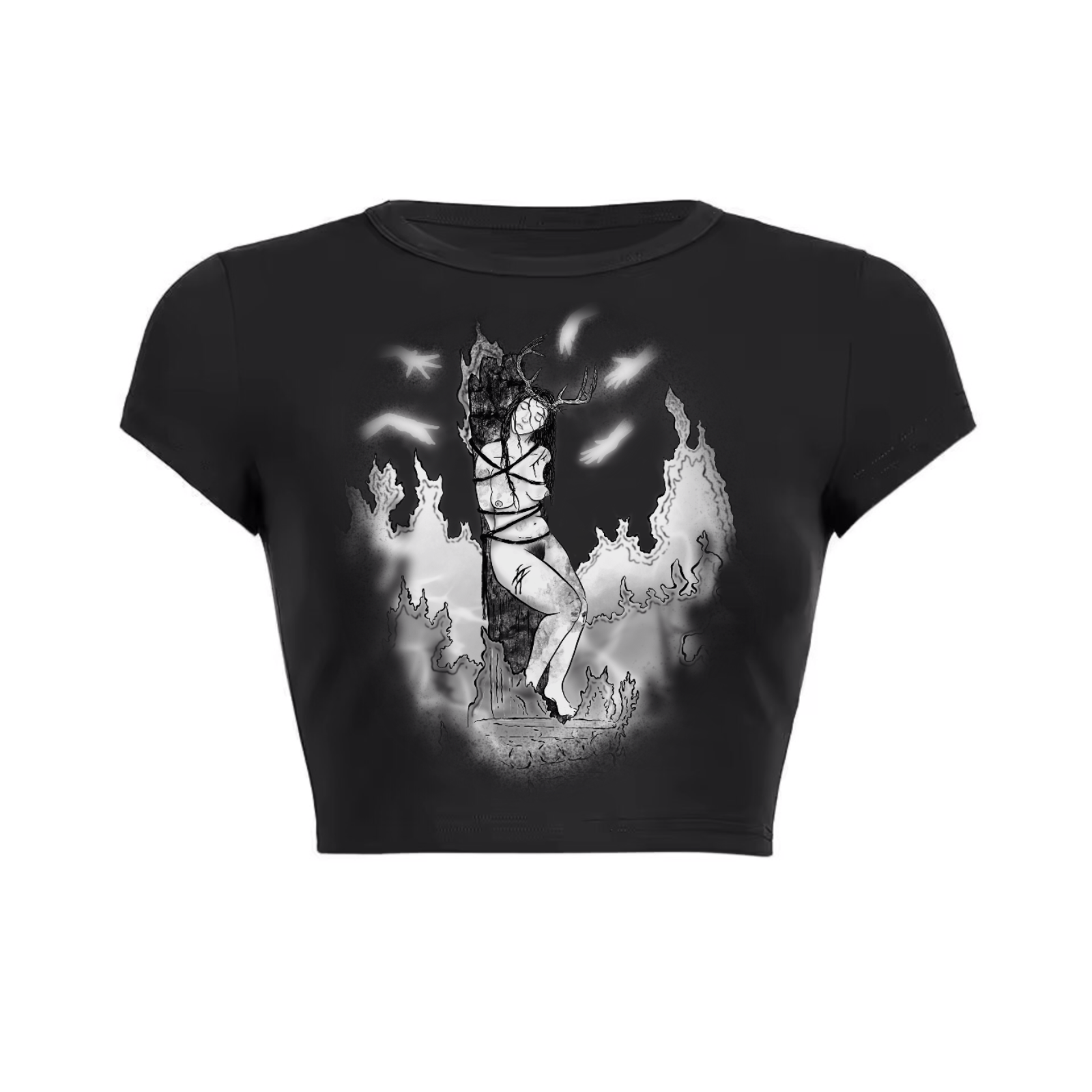 Akelarre cropped T-Shirt