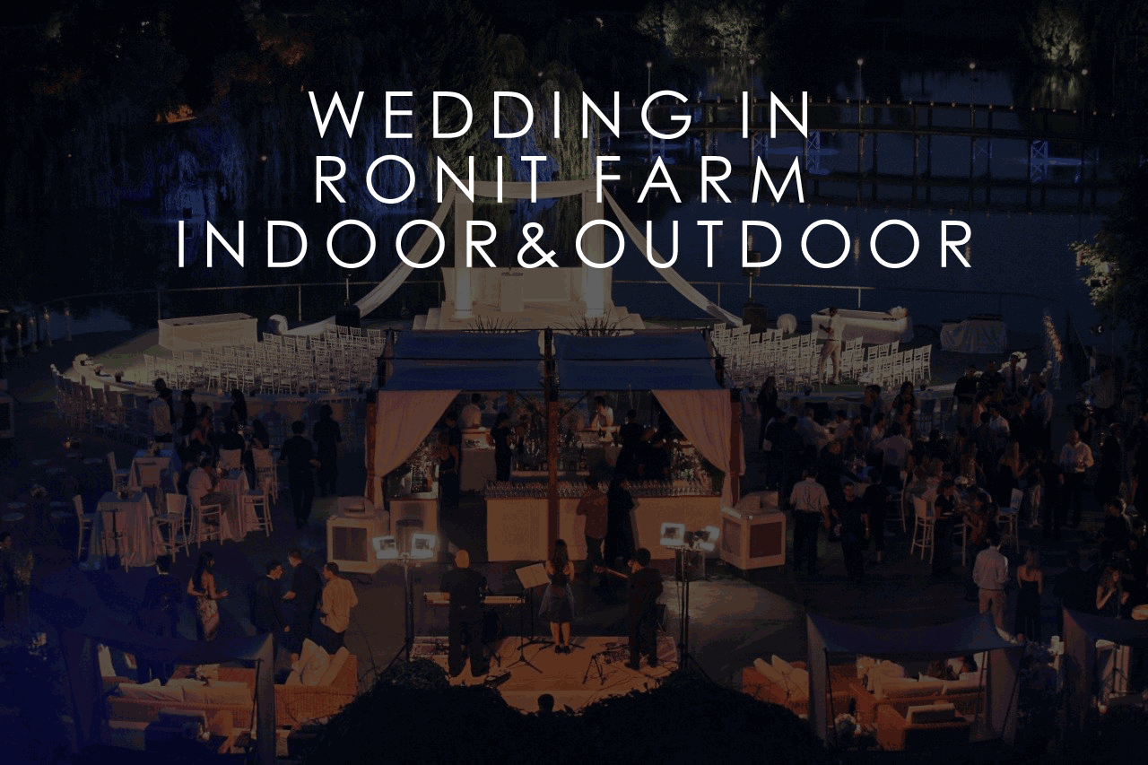 WEDDING IN  RONIT FARM  INDOOR & OUT