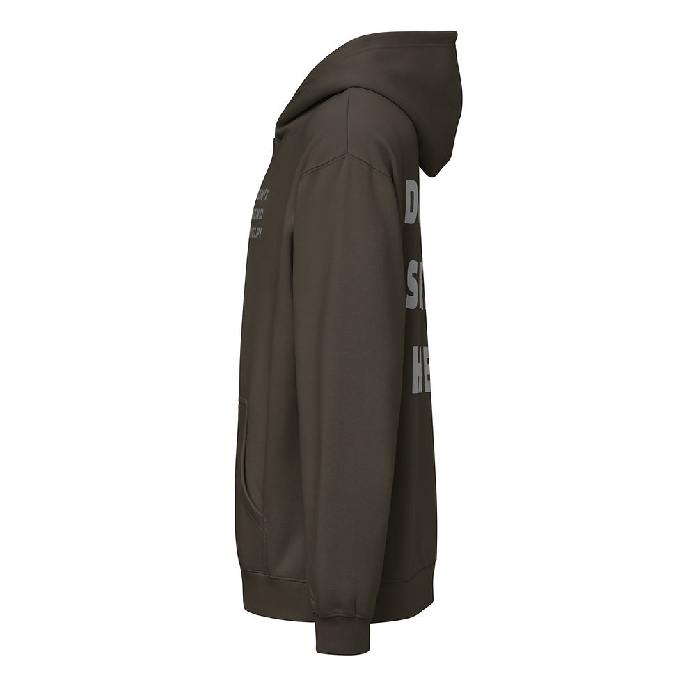 Thumbnail: "DON'T SEND HELP!" Hoodie