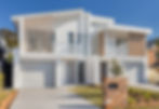 New modern Australian design duplex home build and design by Urban Living Constructions, Sydney Australia.